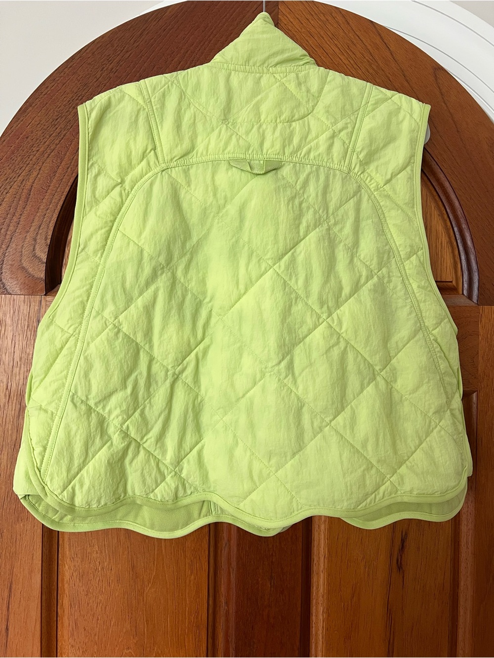 FP Movement Free People Quinn Quilted Puffer Vest RT $128 Size Small Lime Green - Picture 3 of 4